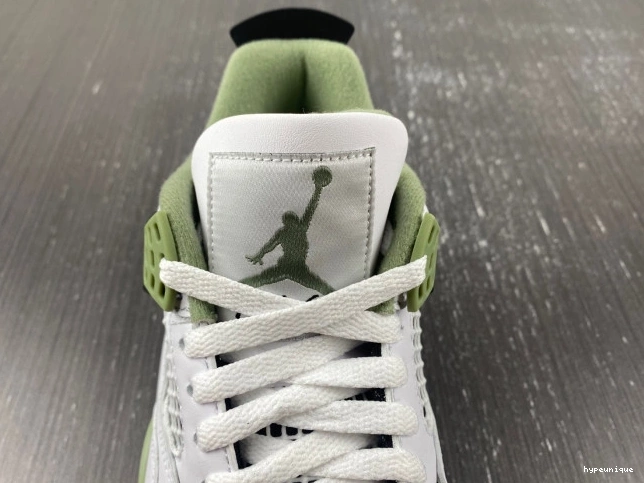 HYPE Jordan Seafoam AQ9129-103 Air 4 WMNS 0822